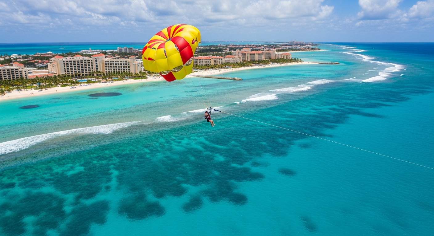Parasailing in Grand Cayman